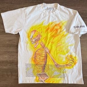 RARE TEDDY FRESH T-SHIRT REMBRANDTS FRIENDS SONG" ILL BE THERE FOR YOU" A33